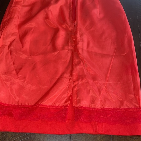 Trina Turk Red Pencil Skirt - Picture 7 of 11